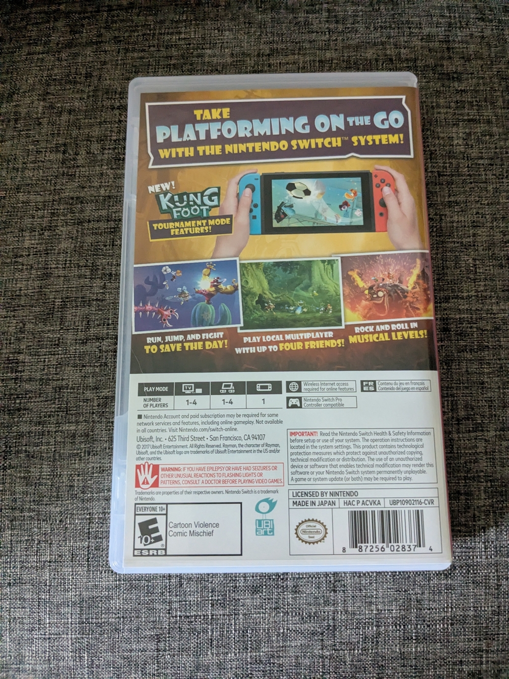 Nintendo Switch Rayman Legends Definitive Edition In Excellent Condition. - Picture 2 of 4
